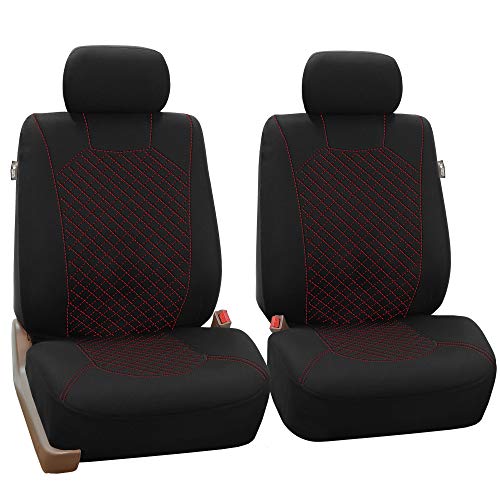 FH GROUP Car Seat Covers Front Set Red Cloth - Seat Covers... - Auto & Motorcycle Amazon UK à 5.54€