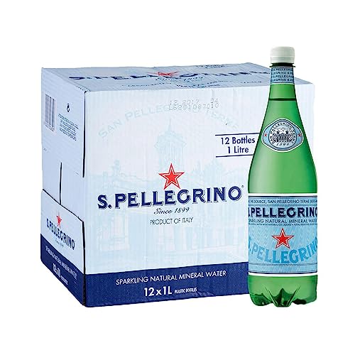 S. Pellegrino - 1 L Botella Agua Mineral Natural Con gas - Épicerie Amazon Espagne à 1.59€