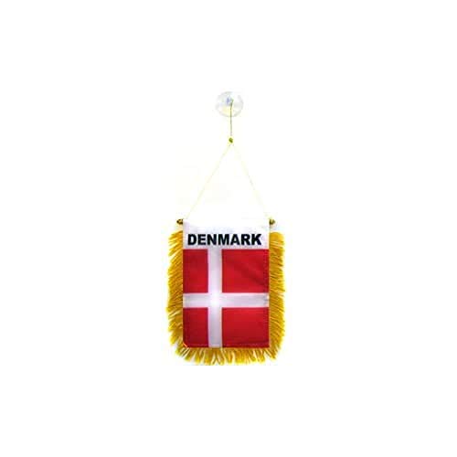AZ FLAG - Denmark Mini Banner - 6'' x 4'' - 100% Polyester... - Auto & Moto Amazon Royaume-Uni à 2.21€