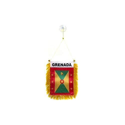 AZ FLAG - Grenada Mini Banner - 6'' x 4'' - 100% Polyester... - Auto & Moto Amazon Royaume-Uni à 2.21€