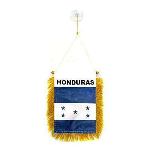 AZ FLAG - Honduras Mini Banner - 6'' x 4'' - 100% Polyester... - Auto & Moto Amazon Royaume-Uni à 2.21€