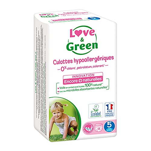 Love & Green Windelhöschen, hypoallergen, Größe 5, 1... - Baby & Nursery Amazon Germany à 6.67€