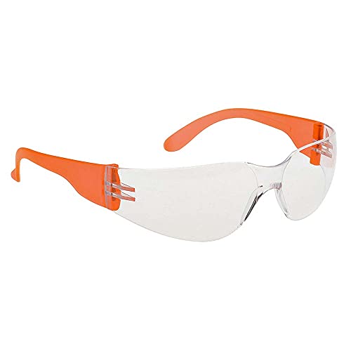 Portwest Wrap Around Spectacle, Color: Clear Orange, Size:... - Maison & Cuisine Amazon Royaume-Uni à 3.21€