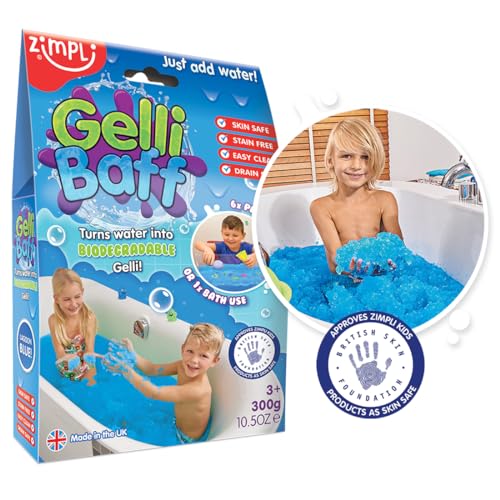 ZIMPLI - Gelli Baff Blu, 1 bagno o 6 usi per giocare... - Jouets & Jeux Amazon Italie à 4.99€