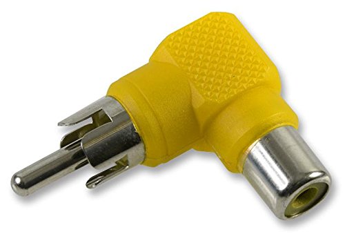 PRO SIGNAL Phono Adaptor, 90 Degree, Yellow – Nickel Plated... - Amazon Royaume-Uni à 1.10€