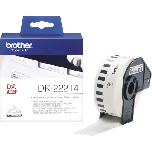Brother DK-22214 Rouleau d'étiquettes en papier blanc 12 mm... - Sports & Fitness en promo à 5.75€
