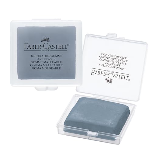 FABER-CASTELL Gomme modélable mie de pain Art Eraser grise - Fournitures Bureau Amazon France à 1.21€
