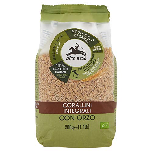Corallini integrali con orzo trafilati al bronzo Alce Nero - Épicerie Amazon Italie à 2.35€