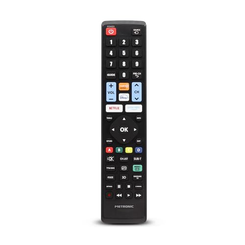 Metronic 495341 Universal LG TV Remote Control, Black - High-Tech & Électronique Amazon Royaume-Uni à 13.59€