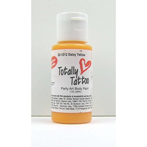 BADGER Daisy Yellow Body Paint 60 ml Tattoo Airbrush Color... - Beauté & Parfums Amazon Espagne à 4.18€