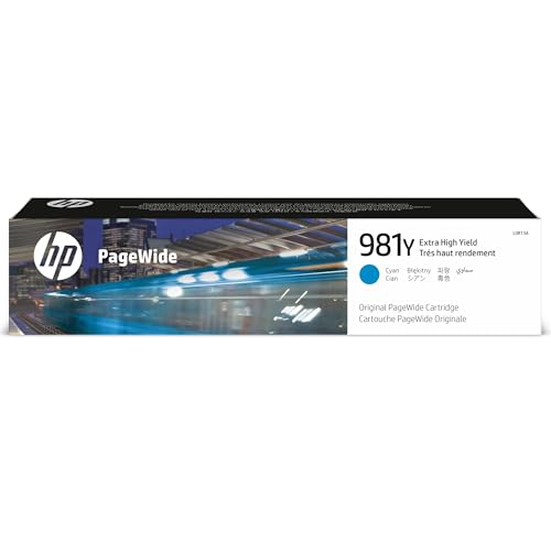 HP 981Y Cartouche Cyan Authentique (L0R13A), Noir - Auto & Moto Amazon France à 133.24€