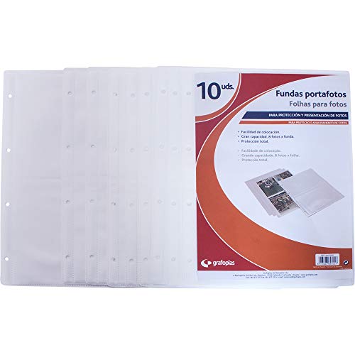 Grafoplas - Bolsa de 10 Fundas Álbum Fotografía, 320x230mm... - Bon plan à 3.05€