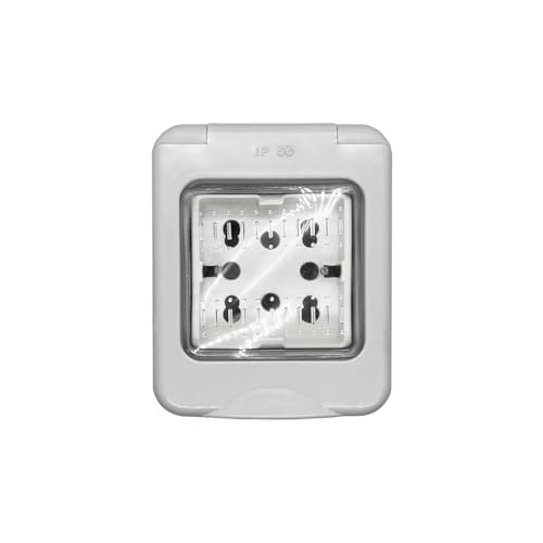4Box 4B.ip55.h21 Récipient IP55 Prise complète Side 250 V... en promo à 9,66€ (-50%) sur Amazon FR