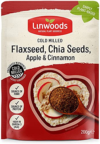 Linwoods | Flax,Chia,Apple & Cinnamon | 9 x 200g - Épicerie en promo à 9.99€
