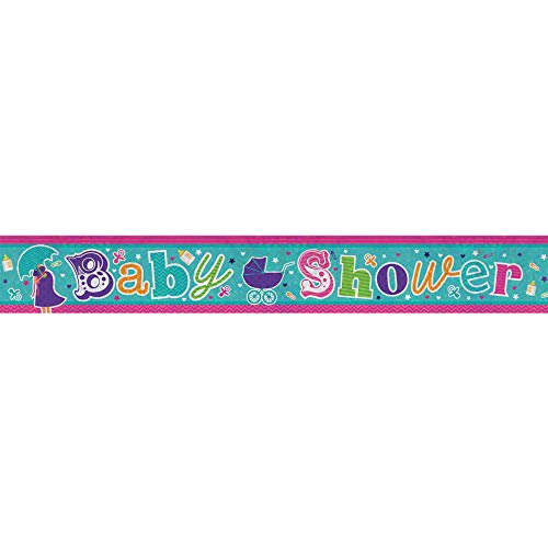 amscan 9900036 Banner 2.7m Holog Baby Shower - Baby & Nursery Amazon UK à 1.51€