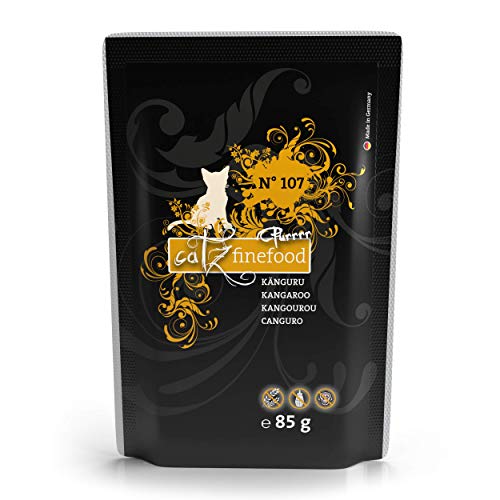 Catz finefood Purrrr No.107 Känguru (1 x 85 g) - Animalerie Amazon Allemagne à 1.90€