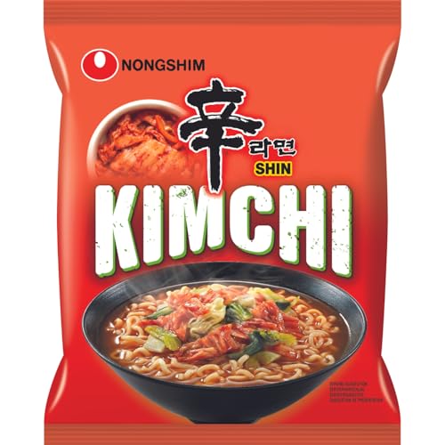 NONGSHIM - Instant Nudelsuppe Kimchi - (1 X 120 GR) - Épicerie Amazon Allemagne à 1.19€