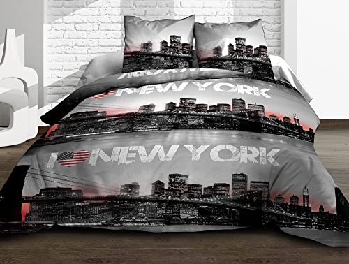 Copripiumino 240 x 260 cm + 2 federe, puro cotone a 57... - Amazon Italie à 46.37€