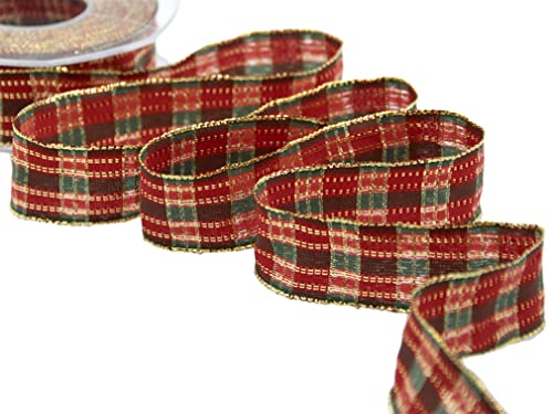 Furlanis Schottisches Lurexband, rot, 45mm x 25m - Maison & Cuisine Amazon Allemagne à 15.59€