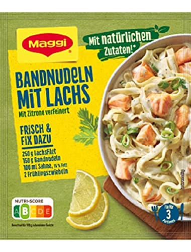 Maggi Fix und Frisch für Bandnudeln mit Lachs, 40g - High-Tech & Électronique Amazon Allemagne à 1.65€