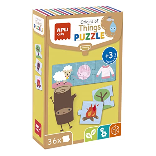 Apli kids 14406 - Puzzle sur Le thème de l'origine des... - Jouets & Jeux Amazon France à 12.70€