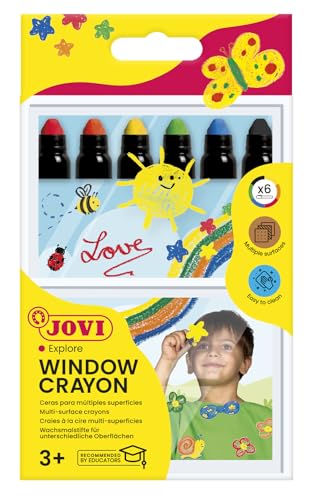 Jovi 1906 - Astuccio con 6 colori a cera per vetro e... - High-Tech & Électronique Amazon Italie à 7.09€