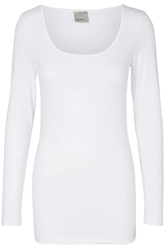 VERO MODA VMMAXI MY LS SOFT LONG U-NECK NOOS - Maglia a... - Garden & Outdoor Amazon Spain à 8.60€