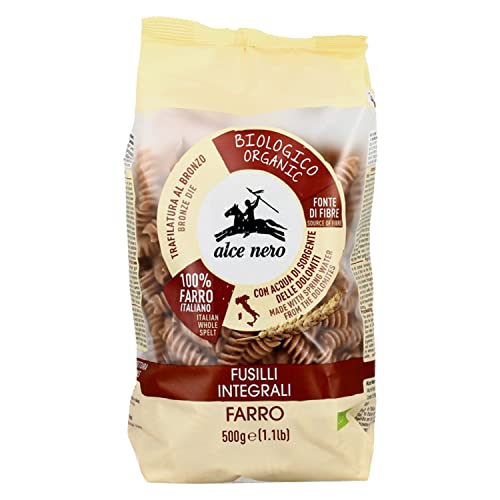 Fusilli 100% farro italiano integrale Alce Nero - Épicerie Amazon Italie à 2.29€