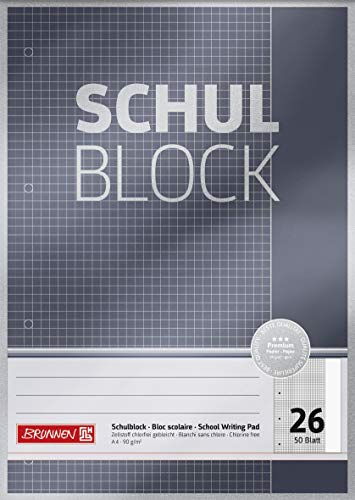 Brunnen 1052626 - Blocco per appunti, formato A4, 50 fogli... - Amazon Italie à 4.73€