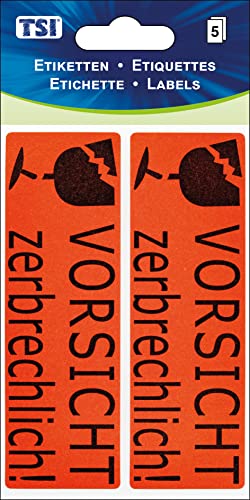 TSI 55310 Remarque de étiquette Vorsicht zerbrechlich... - Fournitures Bureau Amazon France à 3.39€
