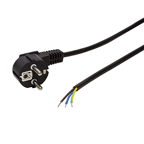 LogiLink CP135 Netzkabel Schutzkontakt Stecker 90 Grad... - Sports & Fitness Amazon Allemagne à 2.79€
