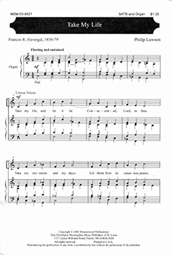 Take My Life, and Let It Be - PART - Musique & Instruments Amazon Italie à 1.68€