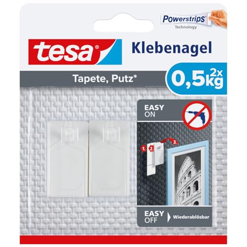 tesa Clou Adhésif pour Papier Peint & Plâtre 0,5 kg... en promo à 3,89€ (-43%) sur Amazon FR