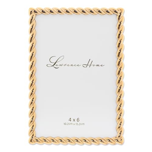 Lawrence Frames 712046 Cadre Photo en Corde dorée 4 x 6 - Tech & Electronics Amazon France à 11.32€
