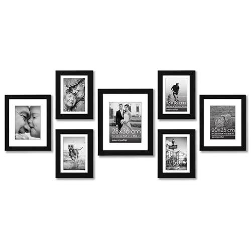 Americanflat Juego de 7 marcos de fotos con vidrio... - Jouets & Jeux Amazon Espagne à 13.50€