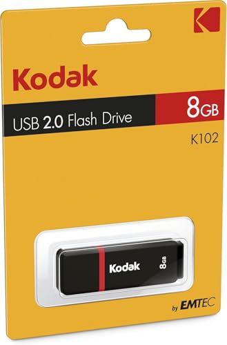 KODAK Clé USB 8Go Classic K102 - USB 2.0, Compatibilité... - Tech & Electronics Amazon France à 5.49€