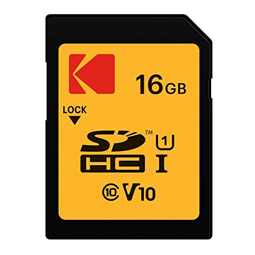 Kodak - Carte SD 16 Go UHS-I U1 V10 SDHC/XC - Carte Mémoire... - Auto & Moto Amazon France à 10.23€