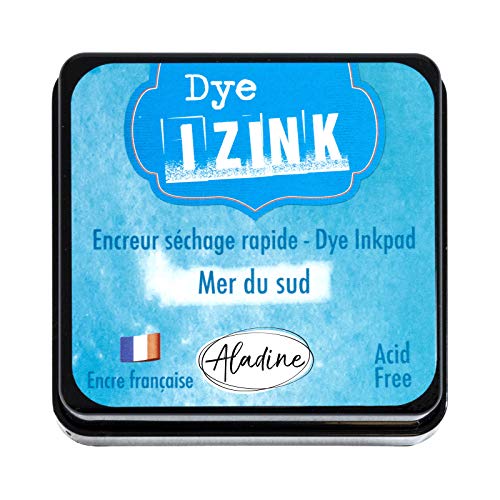 Aladine - Encreur Izink Dye Mer Du Sud - Encreur à Séchage... en promo à 3,20€ (-42%) sur Amazon FR
