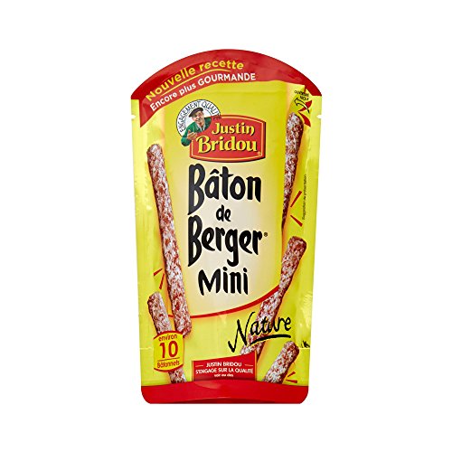 Justin Bridou Bâton de Berger Mini Nature 100 g - Épicerie Amazon France à 3.09€