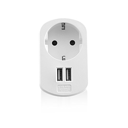 Ewent Adattatore Presa USB,Adattatore da viaggio,Caricabatte... - Tech & Electronics Amazon Italy à 7.90€