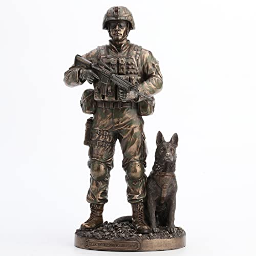 Veronese Estatua de Soldado y Perro del ejército... - Maison & Cuisine Amazon Espagne à 118.91€