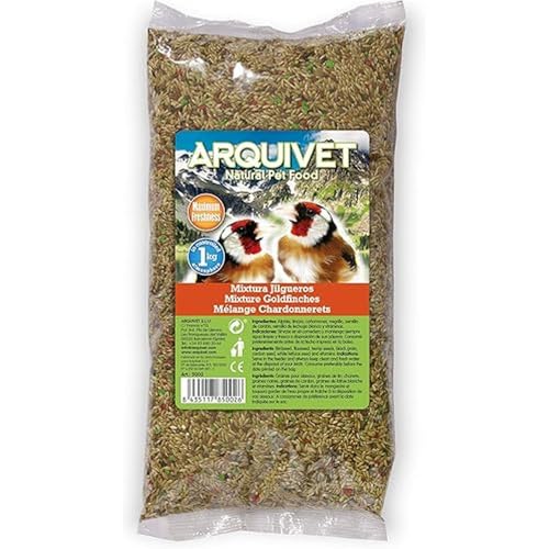 ARQUIVET Miscela di cardellini 1 Kg - Cibo naturale per... - Animalerie Amazon Italie à 9.65€