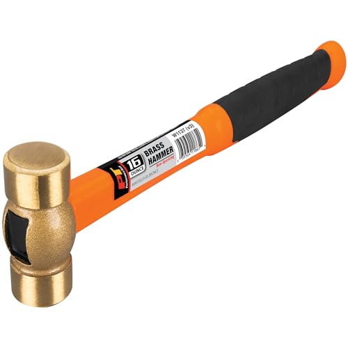 Performance Tool W1137 Solid Brass Hammer, 16 oz - Home & Kitchen Amazon UK à 14.18€