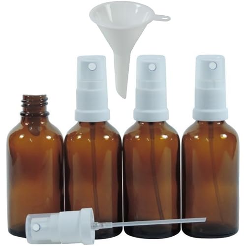 Viva Haushaltswaren Lot de 4 flacons en verre brun 50 ml... en promo à 15,23€ (-59%) sur Amazon FR