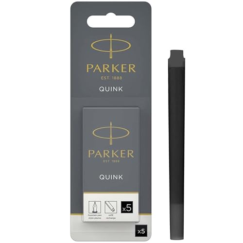 Parker Fountain Pen Ink Refill Cartridges | Long | Black... - Auto & Moto en promo à 2.95€