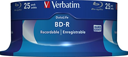 1x25 Verbatim BD-R Blu-Ray 25GB 6X Speed Datalife No-ID... en promo à 21,17€ (-30%) sur Amazon FR