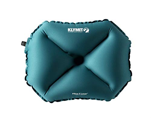 Klymit Pillow X 1 Mixte, Grand Bleu Sarcelle, L en promo à 27,47€ (-37%) sur Amazon FR