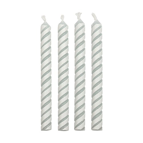 PME CA028 weiß gestreifte Kerzen, klein, Kunststoff, Ivory... - Maison & Cuisine en promo à 1.09€