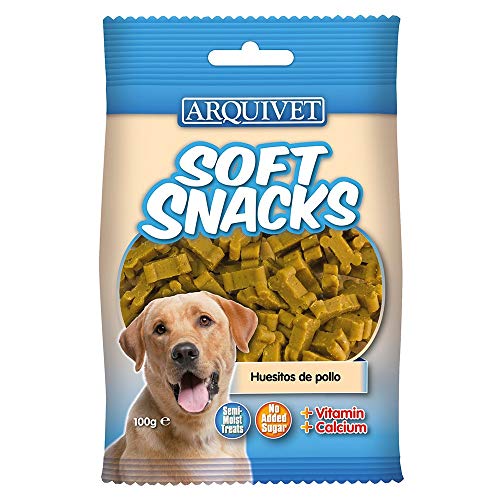 Arquivet, Soft Snacks para Perro Huesitos Pollo 100 g - Animalerie Amazon Espagne à 1.59€