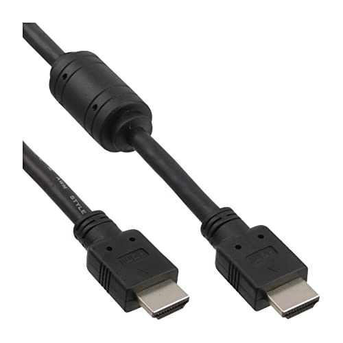 InLine 17621 HDMI Cable HDMI High Speed Male/Male Black... - High-Tech & Électronique Amazon Royaume-Uni à 9.57€